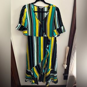 Faux wrap dress